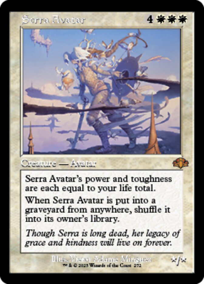 Serra Avatar (Retro) [Dominaria Remastered] | Gam3 Escape