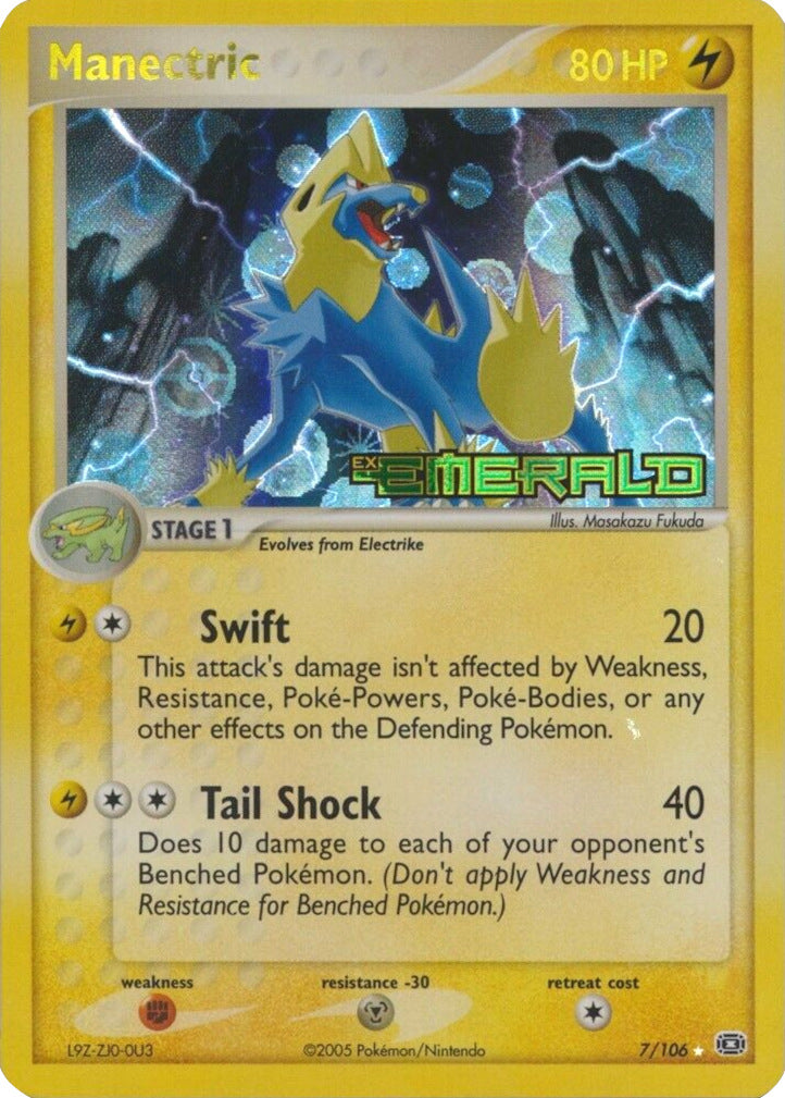 Manectric (7/106) (Stamped) [EX: Emerald] | Gam3 Escape