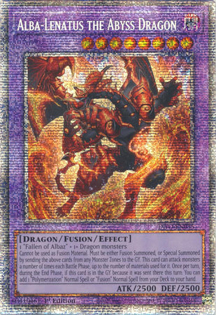 Alba-Lenatus the Abyss Dragon [DIFO-EN035] Starlight Rare | Gam3 Escape