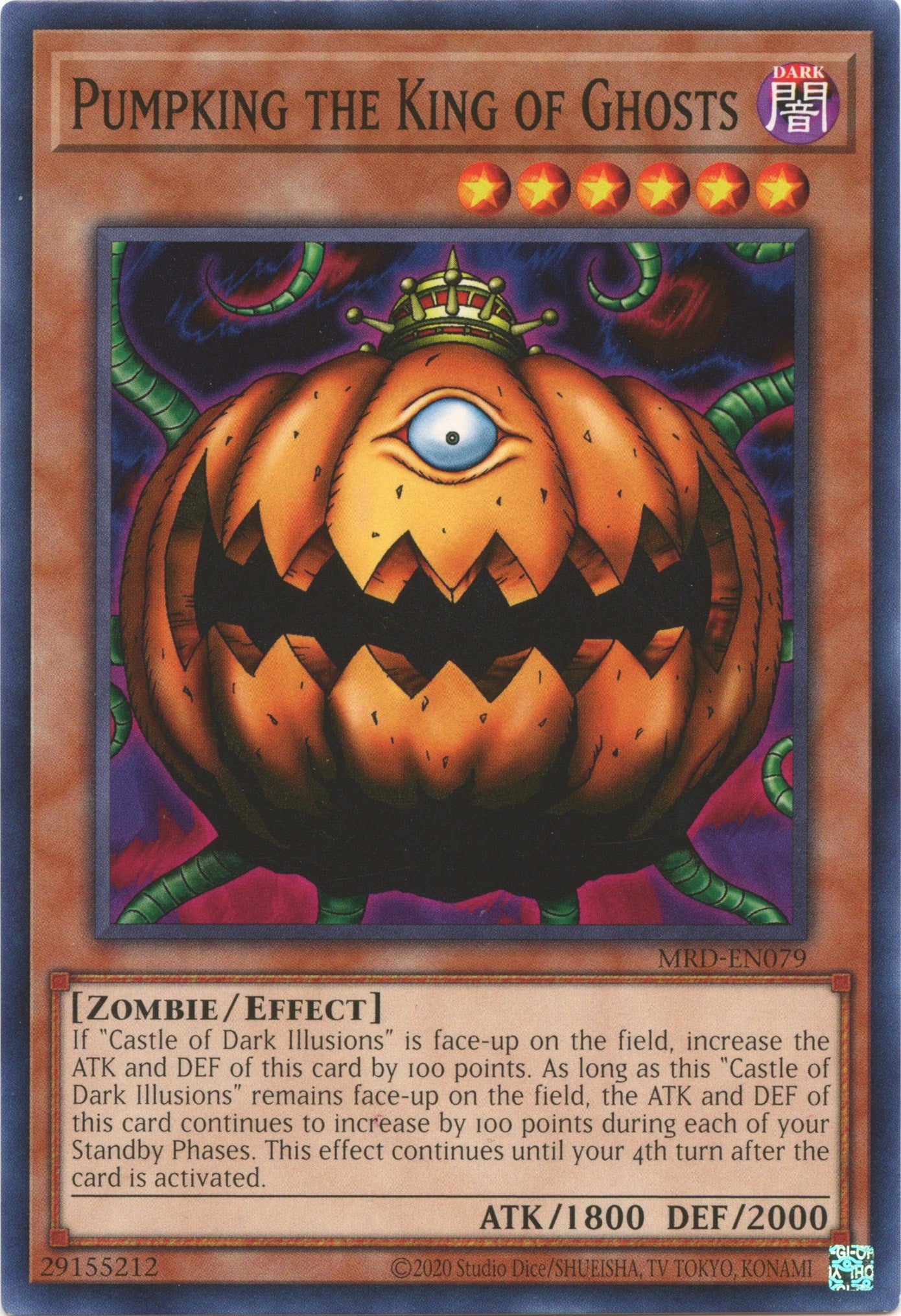 Pumpking the King of Ghosts (25th Anniversary) [MRD-EN079] Common | Gam3 Escape