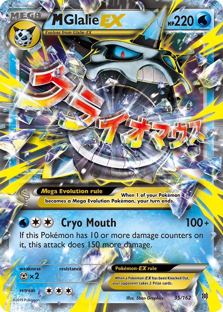 M Glalie EX (35/162) [XY: BREAKthrough] | Gam3 Escape