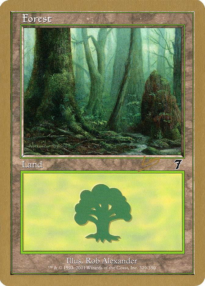 Forest (rl329) (Raphael Levy) [World Championship Decks 2002] | Gam3 Escape