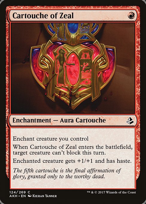 Cartouche of Zeal [Amonkhet] | Gam3 Escape