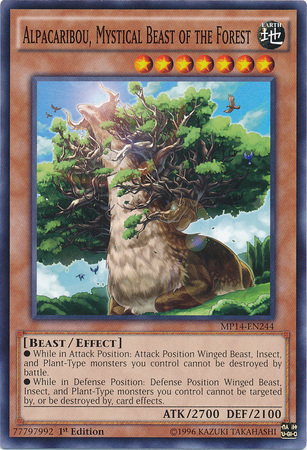 Alpacaribou, Mystical Beast of the Forest [MP14-EN244] Common | Gam3 Escape