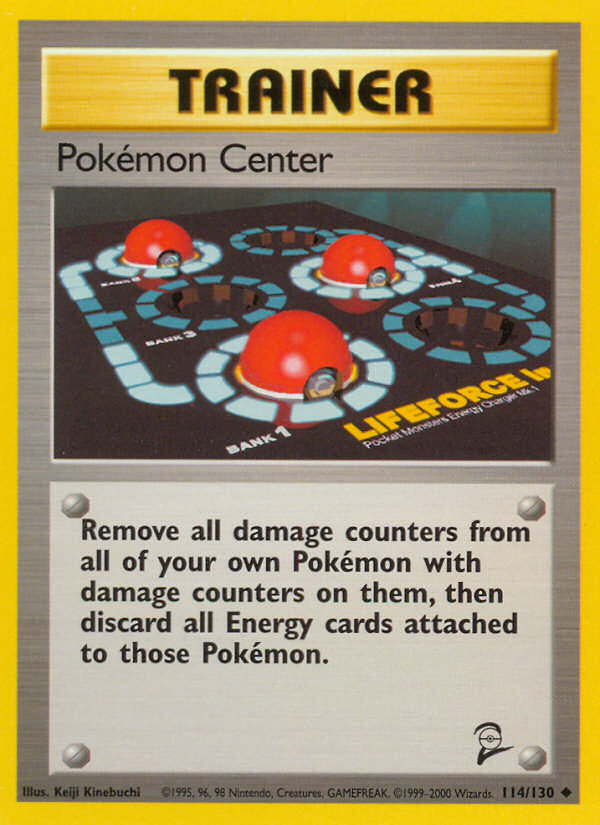 Pokemon Center (114/130) [Base Set 2] | Gam3 Escape