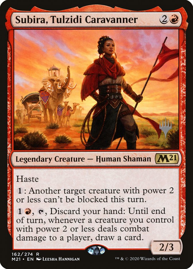 Subira, Tulzidi Caravanner (Promo Pack) [Core Set 2021 Promos] | Gam3 Escape