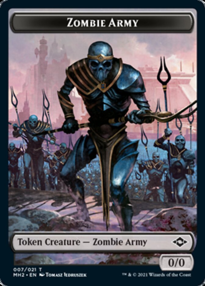 Zombie Army Token [Modern Horizons 2 Tokens] | Gam3 Escape