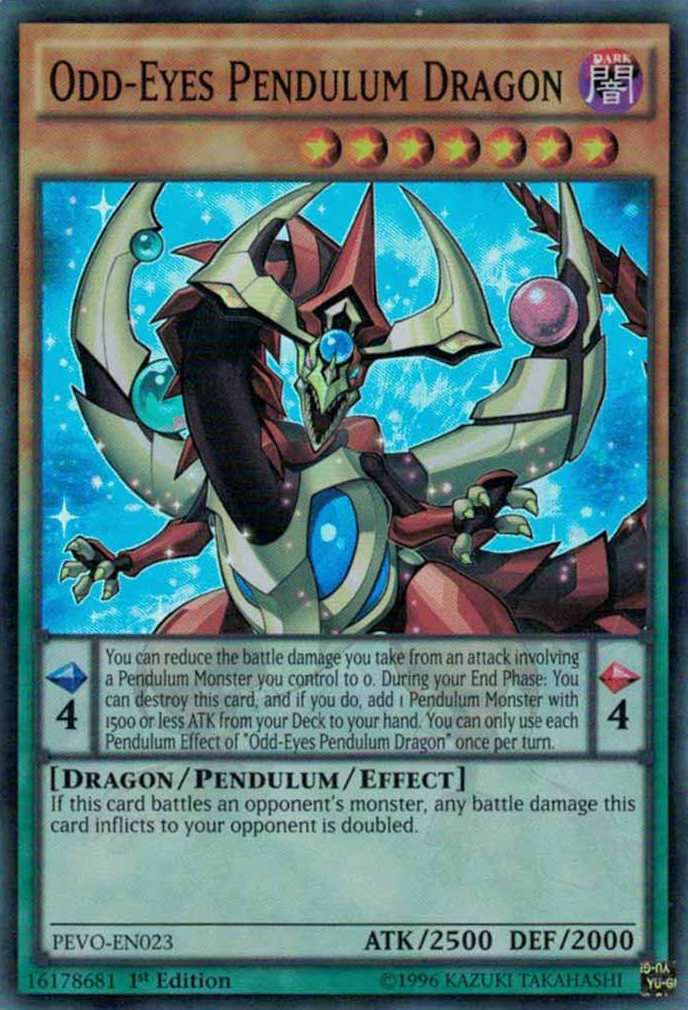 Odd-Eyes Pendulum Dragon [PEVO-EN023] Super Rare | Gam3 Escape