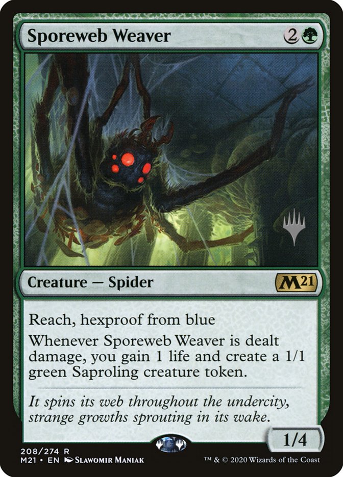 Sporeweb Weaver (Promo Pack) [Core Set 2021 Promos] | Gam3 Escape