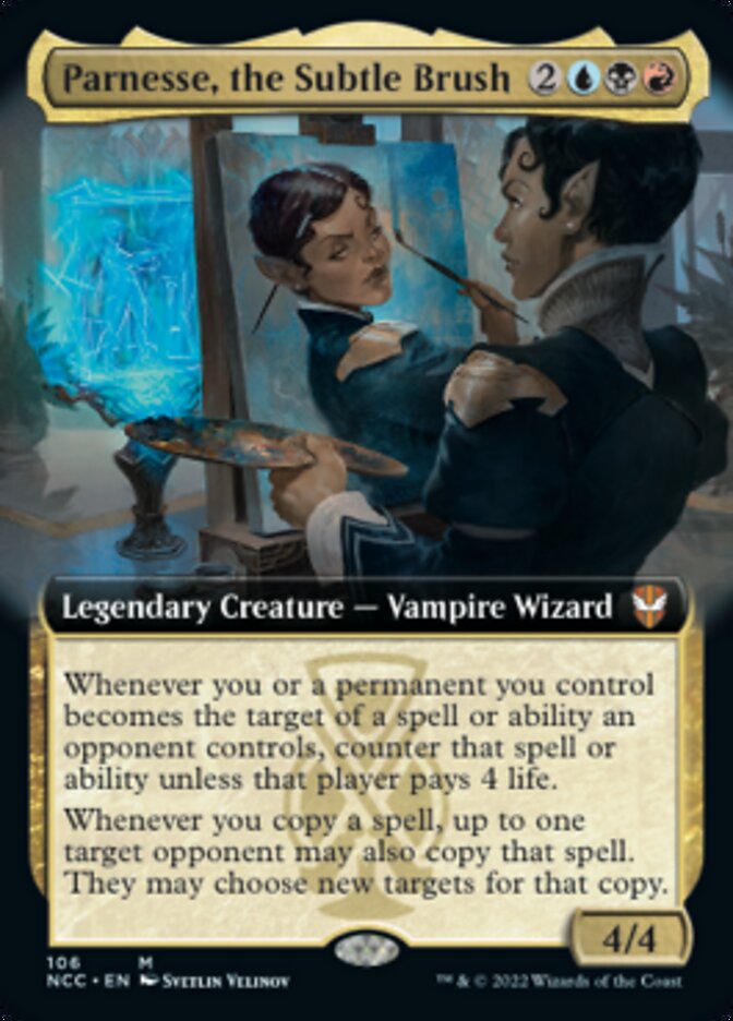 Parnesse, the Subtle Brush (Extended Art) [Streets of New Capenna Commander] | Gam3 Escape