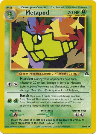 Metapod (42/75) [Neo Discovery Unlimited] | Gam3 Escape