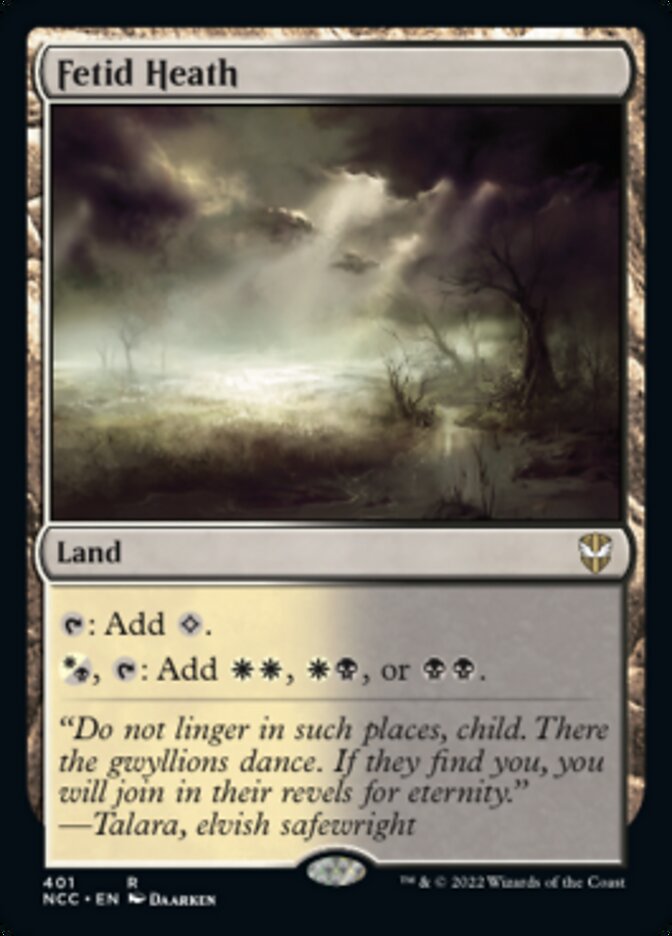 Fetid Heath [Streets of New Capenna Commander] | Gam3 Escape