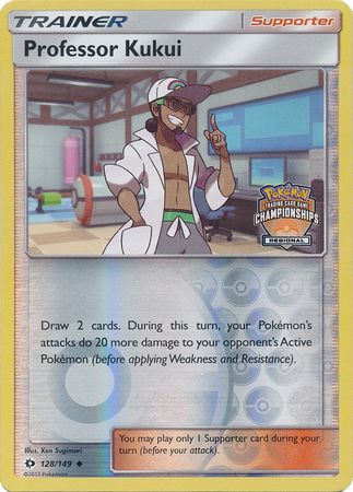 Professor Kukui (128/149) (Regional Championship Promo) [Sun & Moon: Base Set] | Gam3 Escape