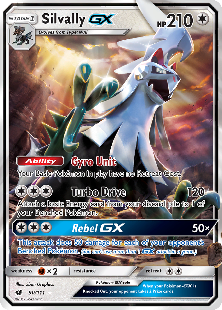 Silvally GX (90/111) [Sun & Moon: Crimson Invasion] | Gam3 Escape