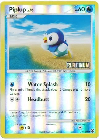 Piplup (71/100) [Burger King Promos: 2009 Collection] | Gam3 Escape