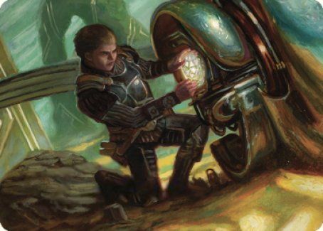 Urza, Powerstone Prodigy Art Card [The Brothers' War Art Series] | Gam3 Escape