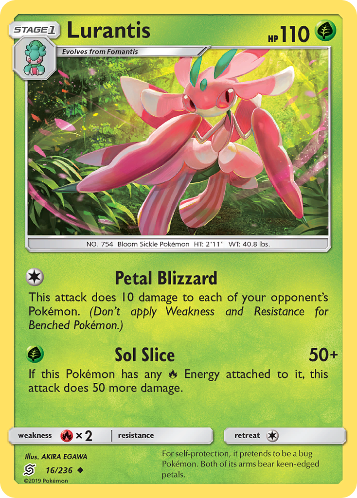 Lurantis (16/236) [Sun & Moon: Unified Minds] | Gam3 Escape