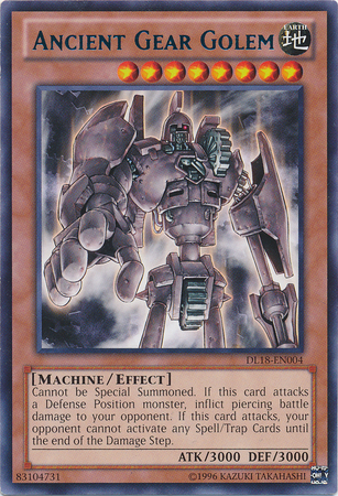 Ancient Gear Golem (Blue) [DL18-EN004] Rare | Gam3 Escape