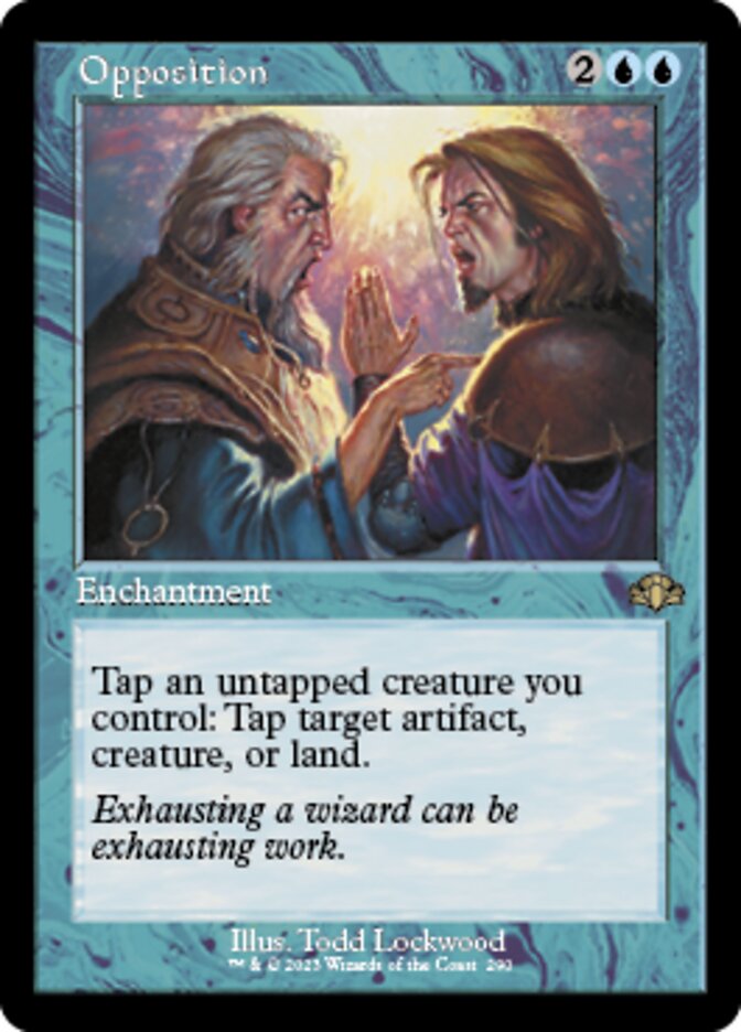 Opposition (Retro) [Dominaria Remastered] | Gam3 Escape