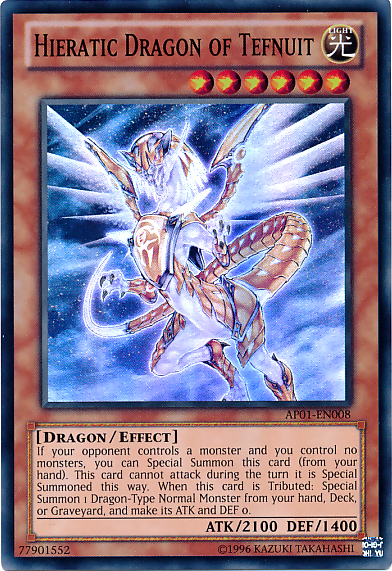 Hieratic Dragon of Tefnuit [AP01-EN008] Super Rare | Gam3 Escape