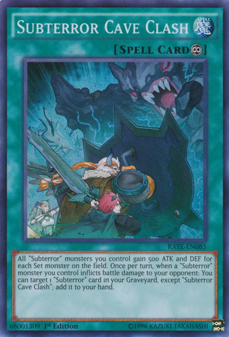 Subterror Cave Clash [RATE-EN085] Super Rare | Gam3 Escape