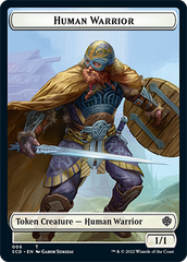 Insect // Human Warrior Double-Sided Token [Starter Commander Decks] | Gam3 Escape