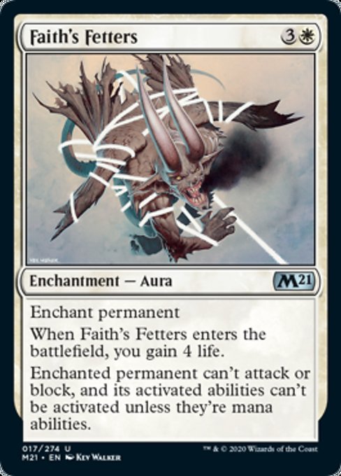 Faith's Fetters [Core Set 2021] | Gam3 Escape