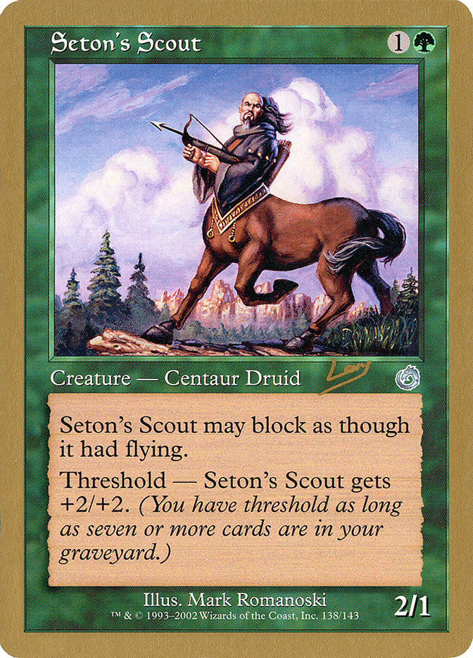 Seton's Scout (Raphael Levy) [World Championship Decks 2002] | Gam3 Escape