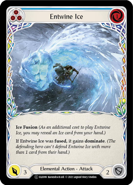 Entwine Ice (Blue) [U-ELE099] Unlimited Normal | Gam3 Escape