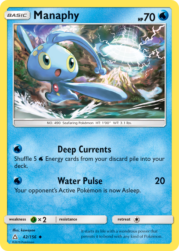 Manaphy (42/156) [Sun & Moon: Ultra Prism] | Gam3 Escape