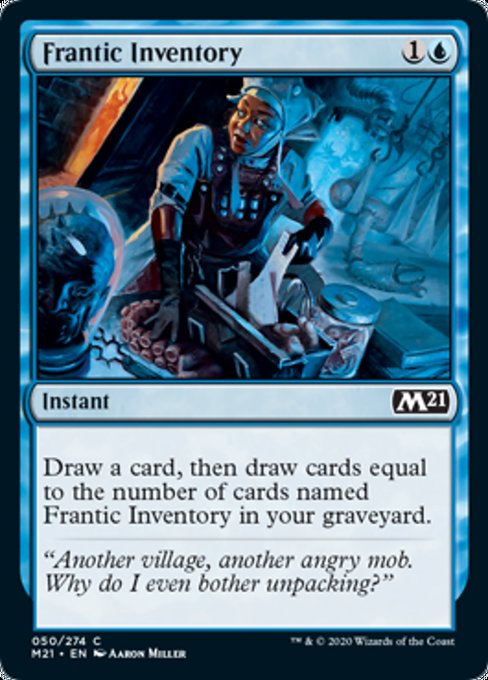 Frantic Inventory [Core Set 2021] | Gam3 Escape