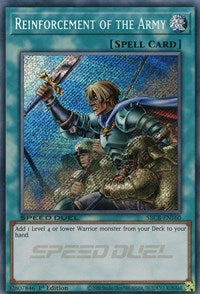 Reinforcement of the Army (Secret) [SBCB-EN160] Secret Rare | Gam3 Escape