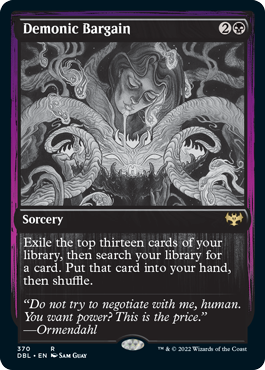 Demonic Bargain [Innistrad: Double Feature] | Gam3 Escape