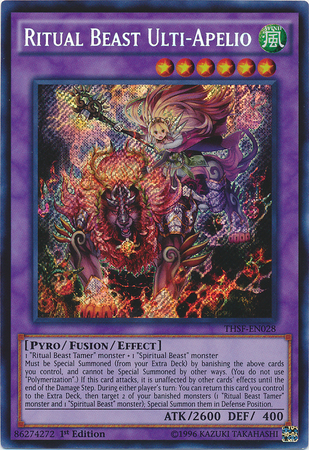 Ritual Beast Ulti-Apelio [THSF-EN028] Secret Rare | Gam3 Escape