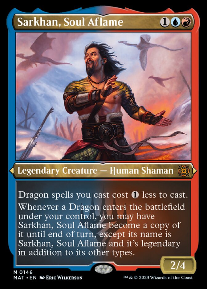 Sarkhan, Soul Aflame (Foil Etched) [March of the Machine: The Aftermath] | Gam3 Escape