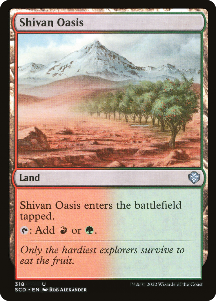 Shivan Oasis [Starter Commander Decks] | Gam3 Escape