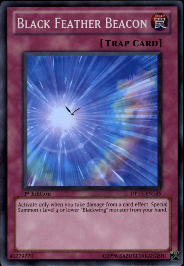 Black Feather Beacon [DP11-EN029] Super Rare | Gam3 Escape