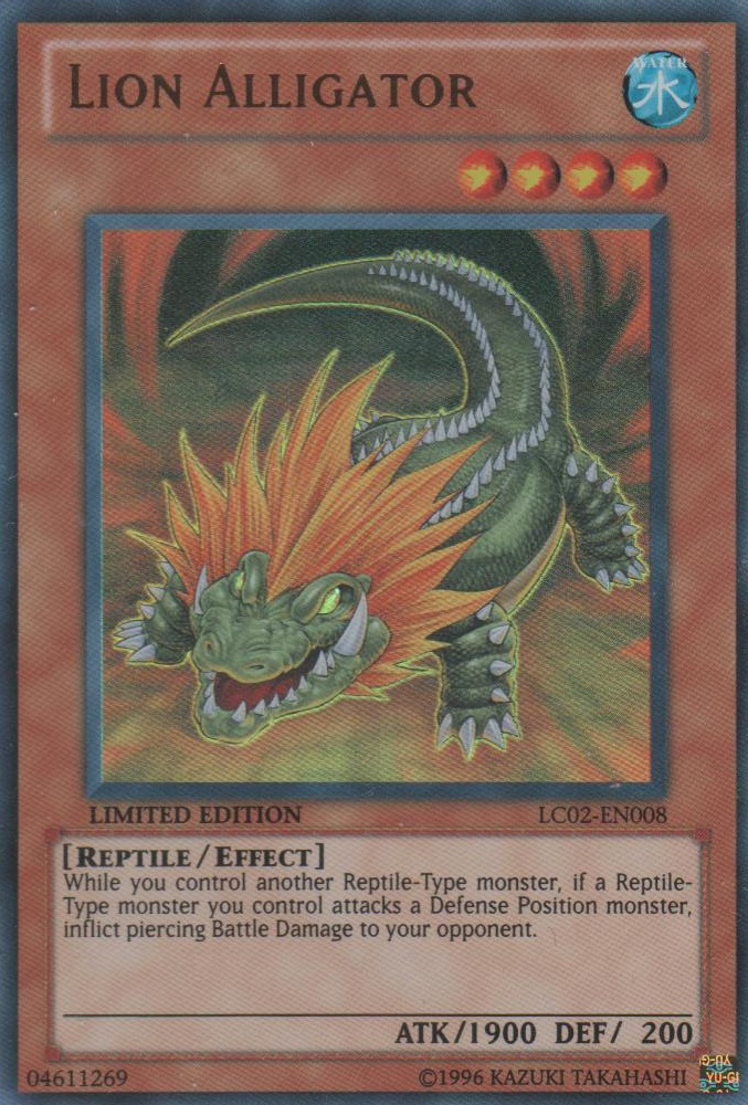 Lion Alligator [LC02-EN008] Ultra Rare | Gam3 Escape