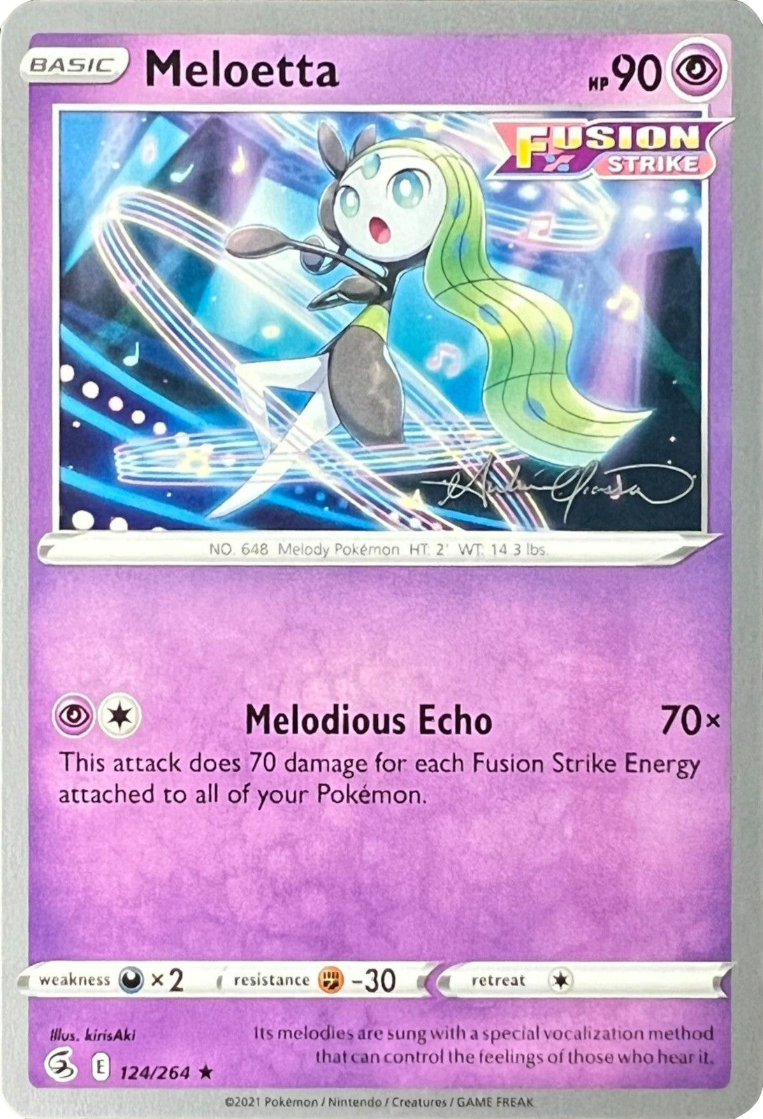 Meloetta (124/264) (The Shape of Mew - Andre Chiasson) [World Championships 2022] | Gam3 Escape