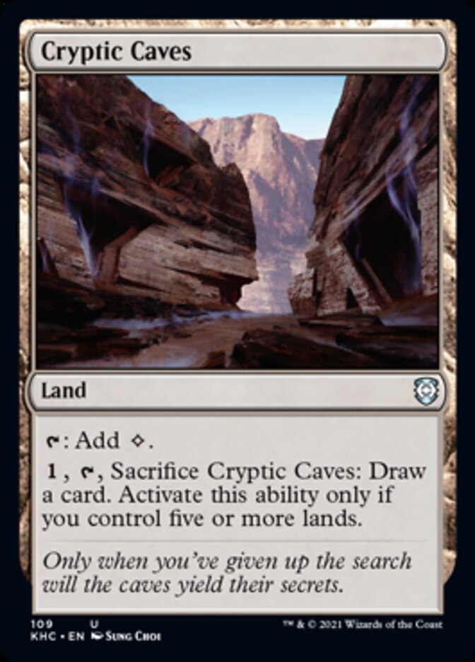 Cryptic Caves [Kaldheim Commander] | Gam3 Escape