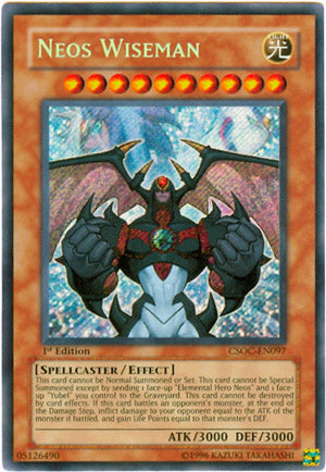 Neos Wiseman [CSOC-EN097] Secret Rare | Gam3 Escape