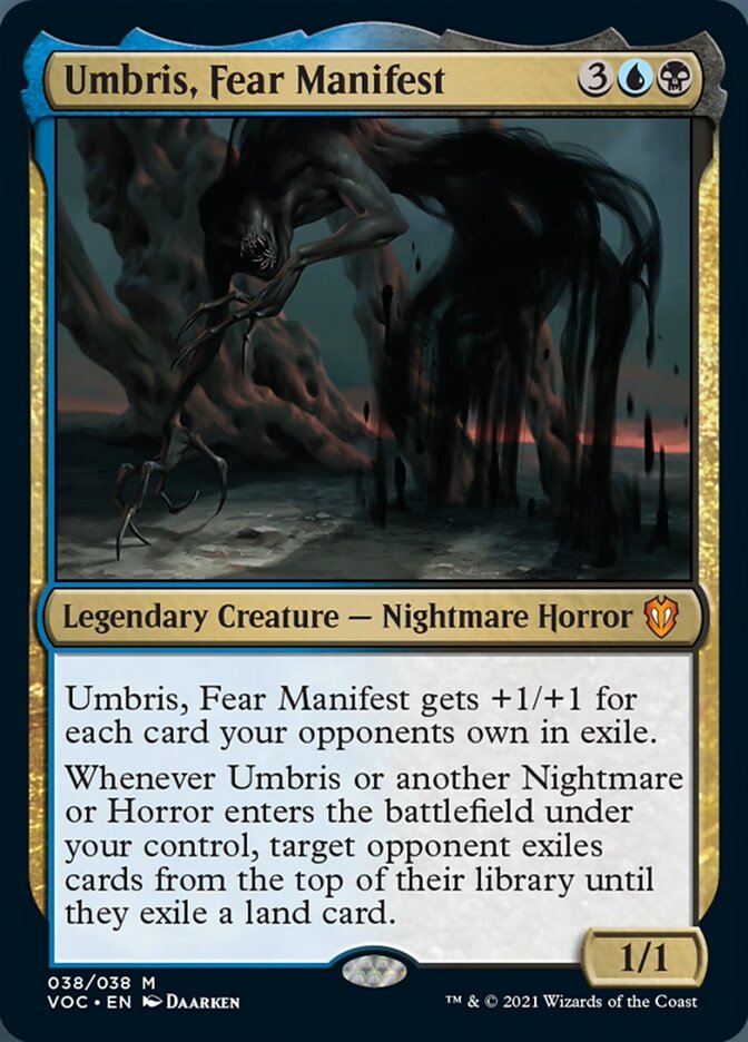 Umbris, Fear Manifest [Innistrad: Crimson Vow Commander] | Gam3 Escape