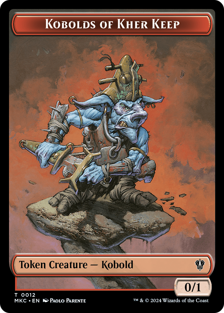 Soldier // Kobolds of Kher Keep Double-Sided Token [Murders at Karlov Manor Commander Tokens] | Gam3 Escape