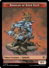 Gold // Kobolds of Kher Keep Double-Sided Token [Murders at Karlov Manor Commander Tokens] | Gam3 Escape