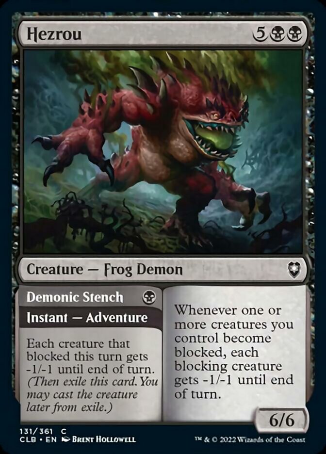 Hezrou // Demonic Stench [Commander Legends: Battle for Baldur's Gate] | Gam3 Escape