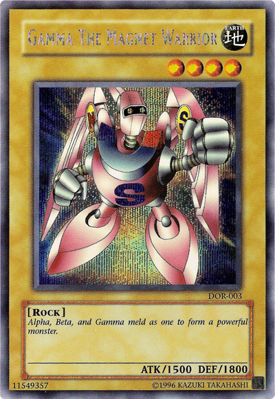 Gamma the Magnet Warrior [DOR-003] Secret Rare | Gam3 Escape