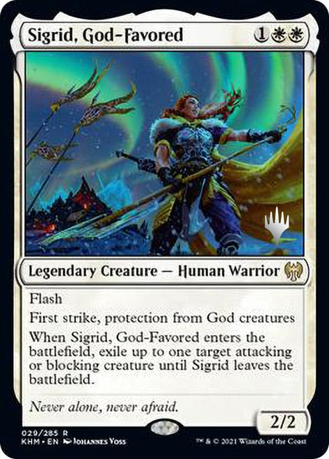 Sigrid, God-Favored [Kaldheim Promo Pack] | Gam3 Escape