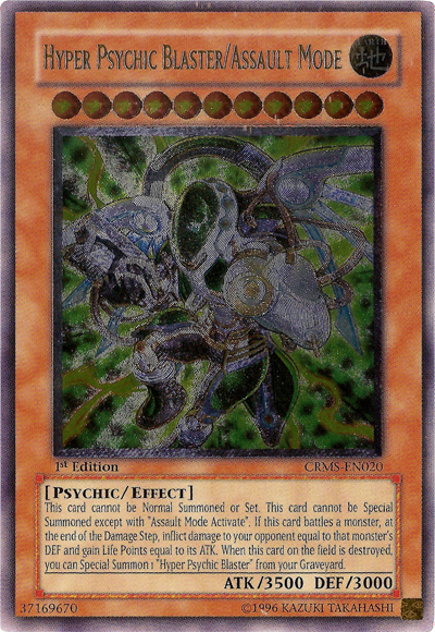 Hyper Psychic Blaster/Assault Mode (UTR) [CRMS-EN020] Ultimate Rare | Gam3 Escape