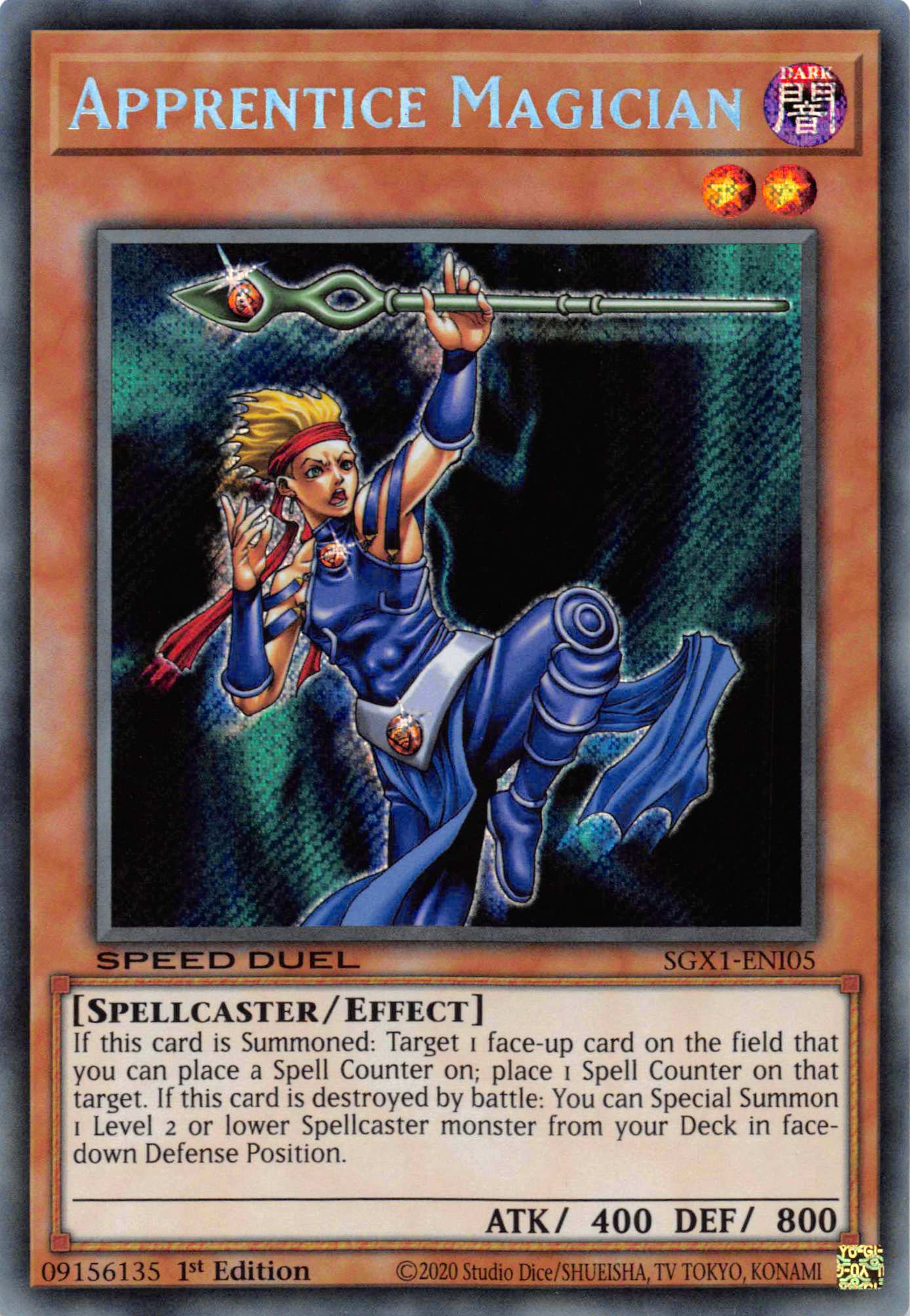 Apprentice Magician [SGX1-ENI05] Secret Rare | Gam3 Escape