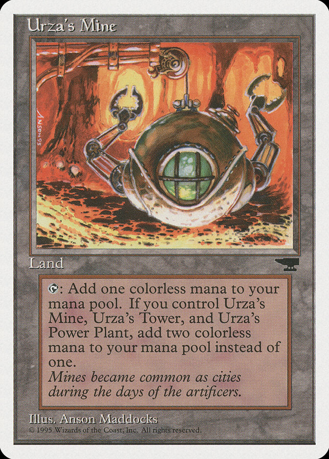 Urza's Mine (Orange Background) [Chronicles] | Gam3 Escape